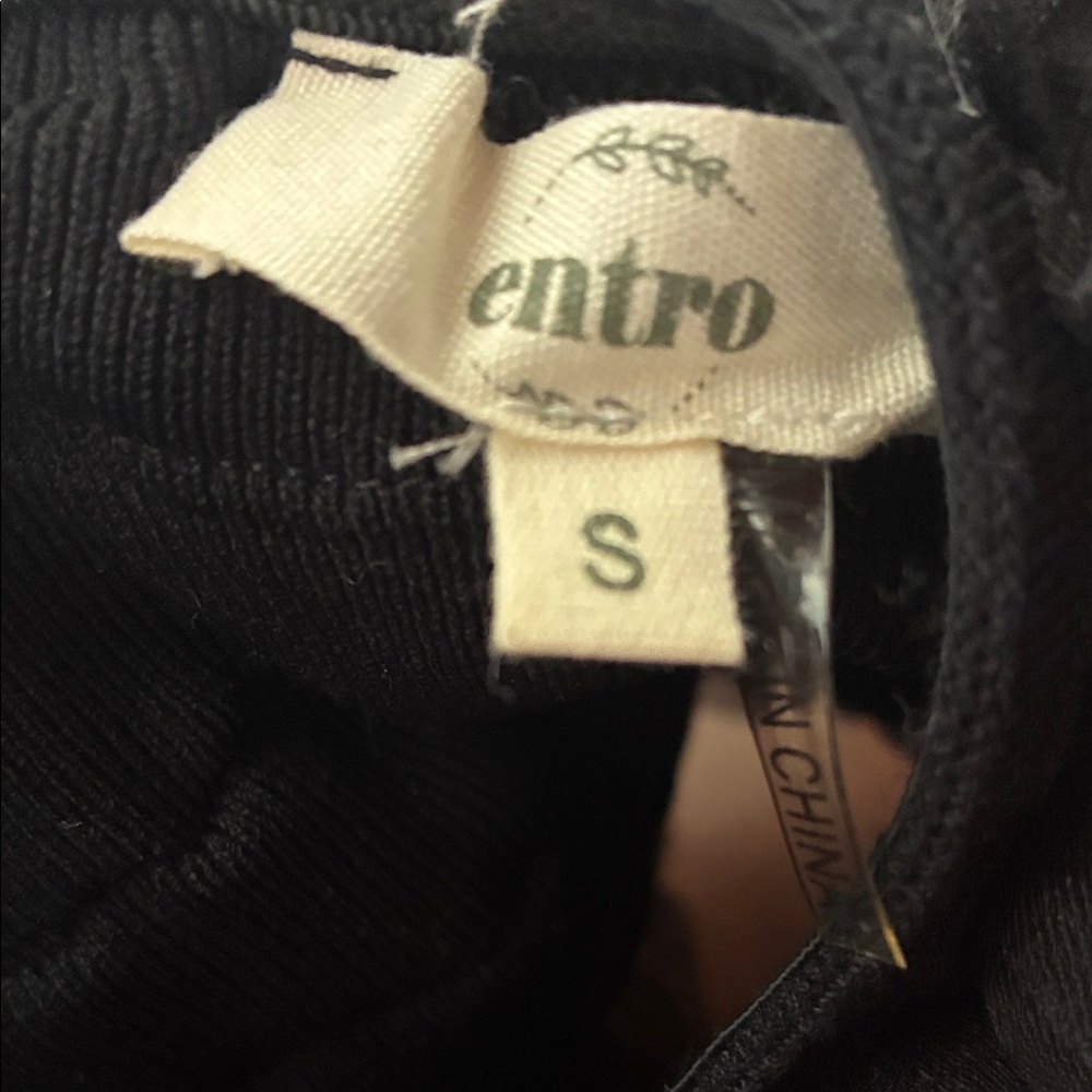 Entro Black Tulle Ruffle Tube Top - Picture 3 of 3